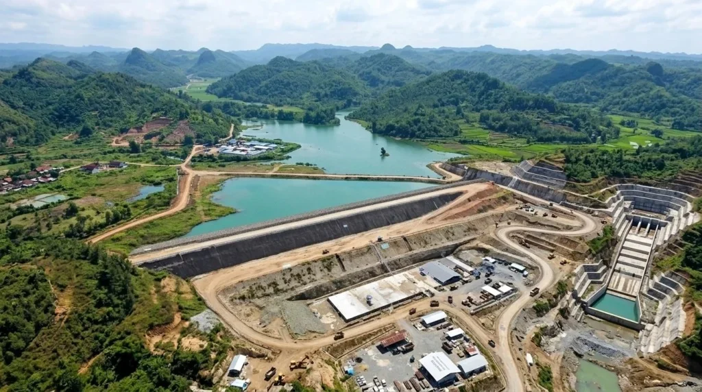Suplai Beton Precast Saluran Irigasi Proyek Bendungan Pidekso Wonogiri